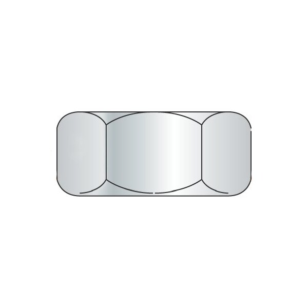 Newport Fasteners Hex Nut, 3/4"-16, Steel, Grade 2, Zinc Plated, 41/64 in Ht, 400 PK NB319625B-400 - main